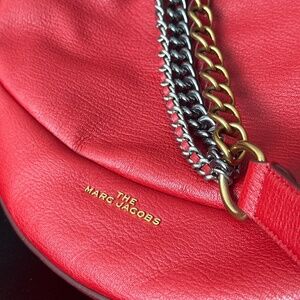 Marc Jacobs The Eclipse Red Leather Shoulder Bag